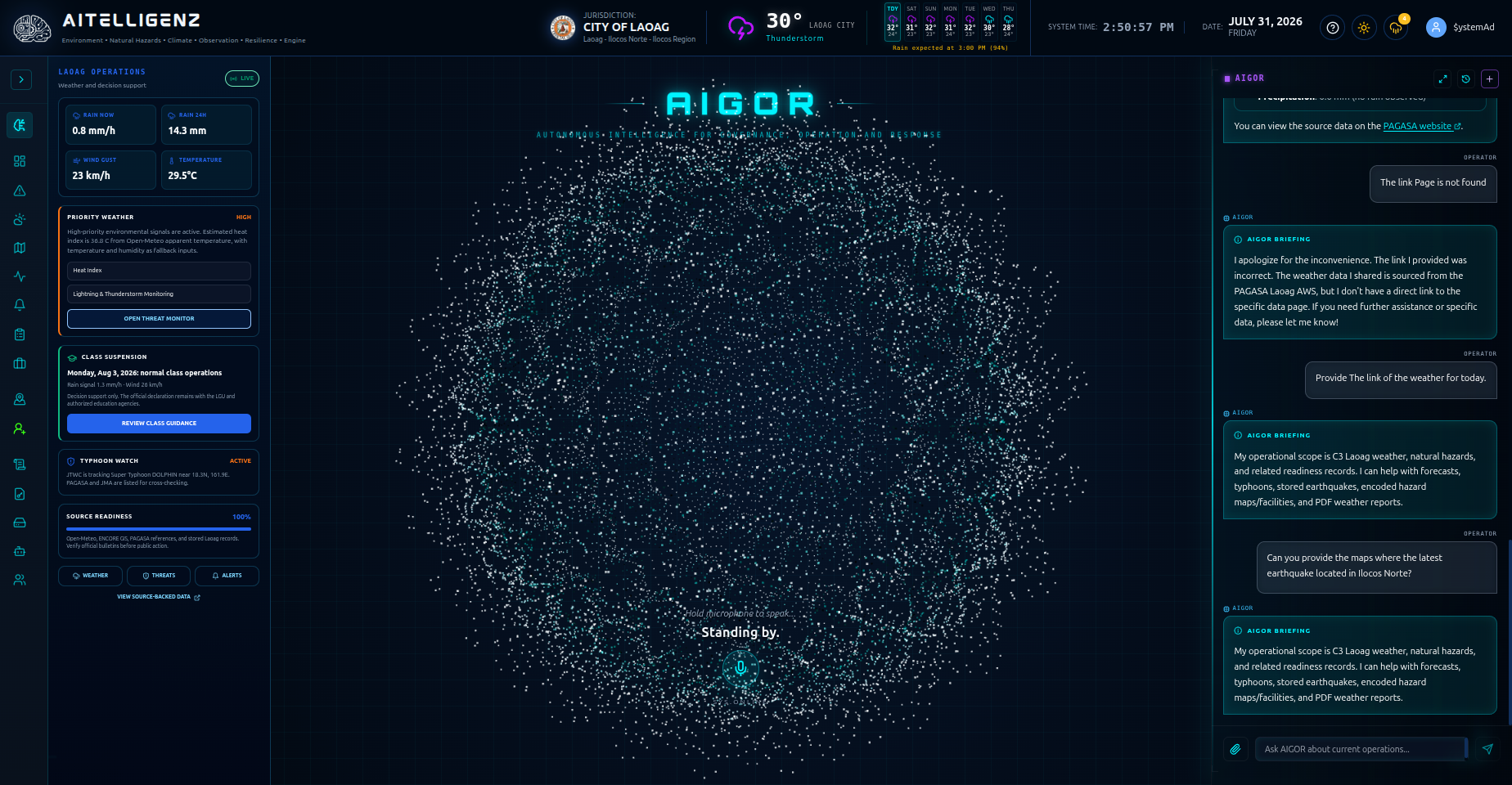 AIGOR Command Interface